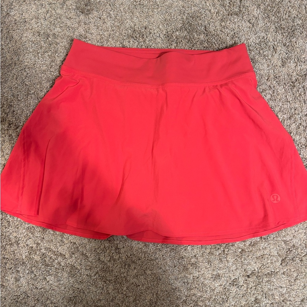 lululemon athletica Vibrant Red Circle Skirt